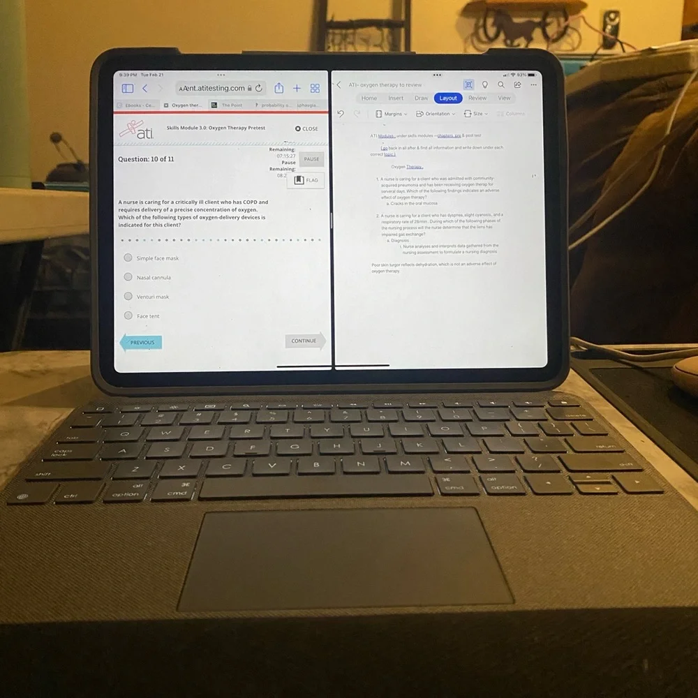 Witeless Bluetooth Logitech Keyboard & Stand Compatible For Apple Ipads